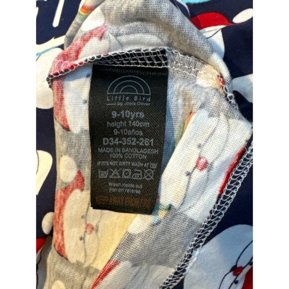 NWT Little Bird by Jools Super Santa Tee 9-10 - Picture 4 of 5